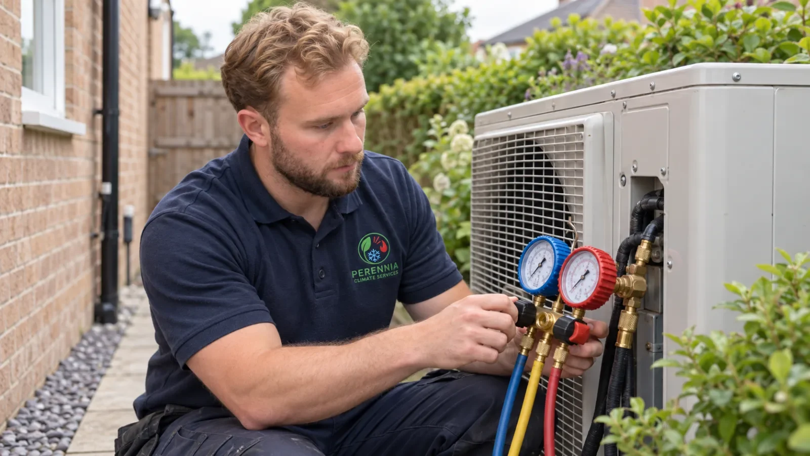 Air con regas and leak check services from Perennia Climate Services